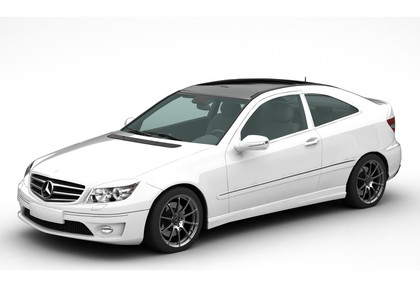 Ворсовые коврики на Mercedes CLC (CL203) 2008 - 2011 в Йошкар-Оле