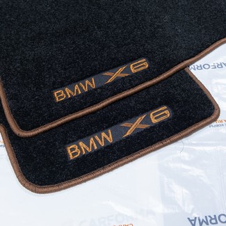 Ворсовые коврики на BMW X6 (G06) 2019 - 2025 в Йошкар-Оле