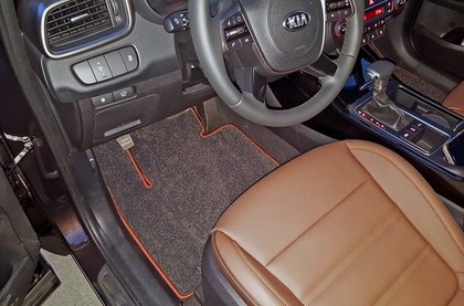 Ворсовые коврики на KIA Sorento III Prime 2015 - 2020 в Йошкар-Оле
