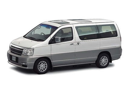 Ворсовые коврики на Nissan Elgrand (E50) 1997 - 2002 в Йошкар-Оле
