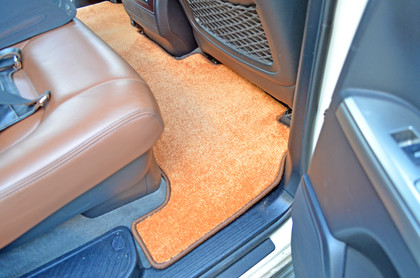 Ворсовые коврики на Toyota Land Cruiser 200 2007 - 2021 в Йошкар-Оле