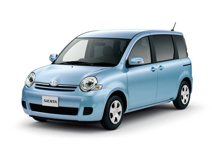 Ворсовые коврики на Toyota Sienta I 2003 - 2015 в Йошкар-Оле