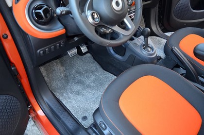 Ворсовые коврики на Smart Fortwo (C453) 2014 - 2025 в Йошкар-Оле