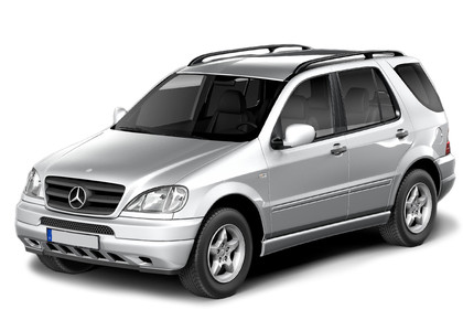 Ворсовые коврики на Mercedes ML (W163) 1997 - 2005 в Йошкар-Оле