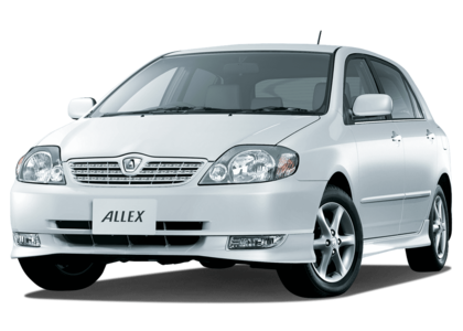 Ворсовые коврики на Toyota Allex 2001 - 2006 в Йошкар-Оле